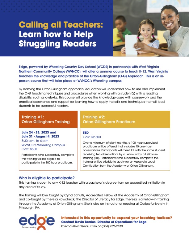 OrtonGillingham Training Edge Fearless Learning