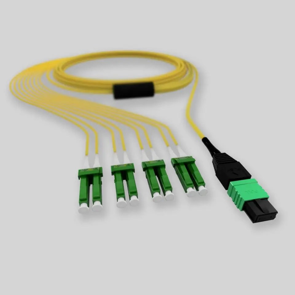 MPO8LCAPCOS2 8 Fiber Optic Breakout Cable