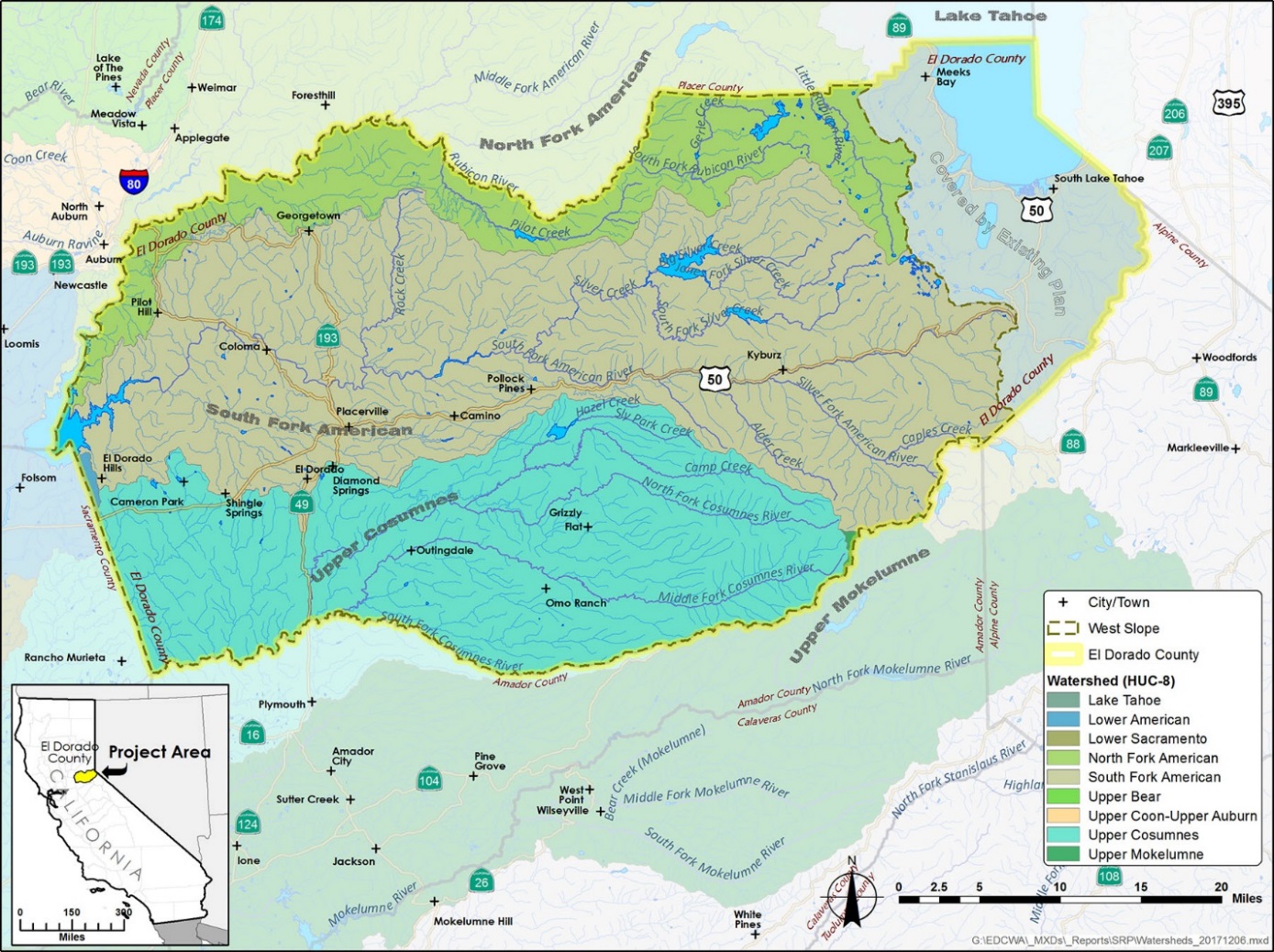 Stormwater Resource Plan SWRP For El Dorado County West Slope El