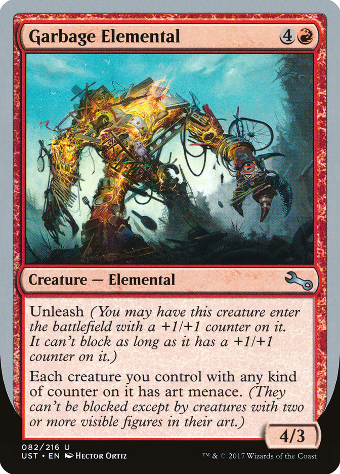 Garbage Elemental (e) EDH Silver
