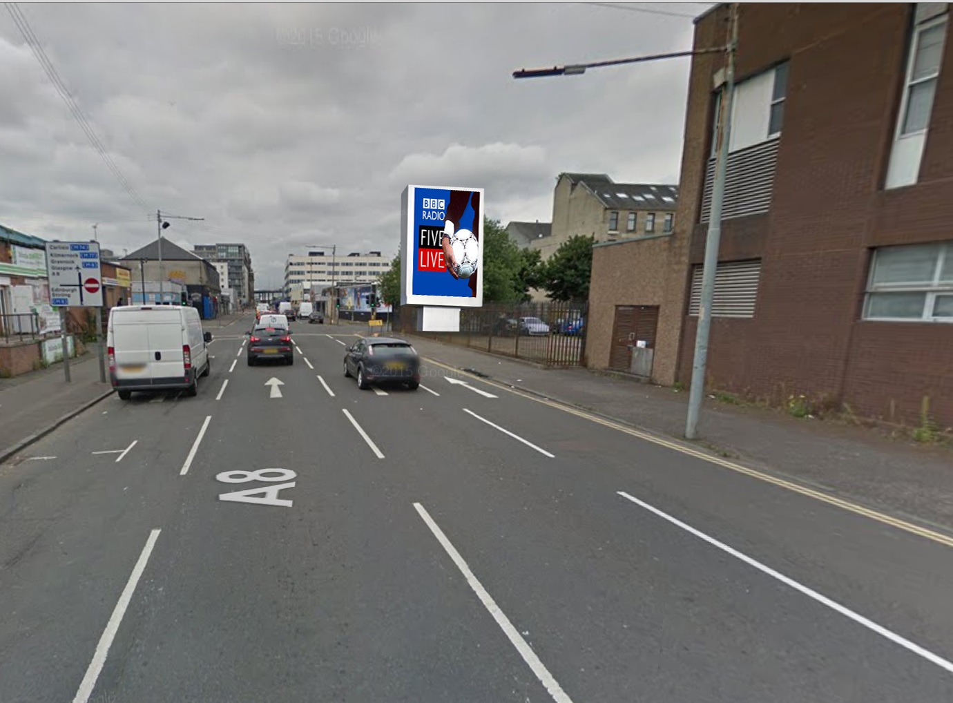 Glasgow A74 Nelson Street Edifice UK