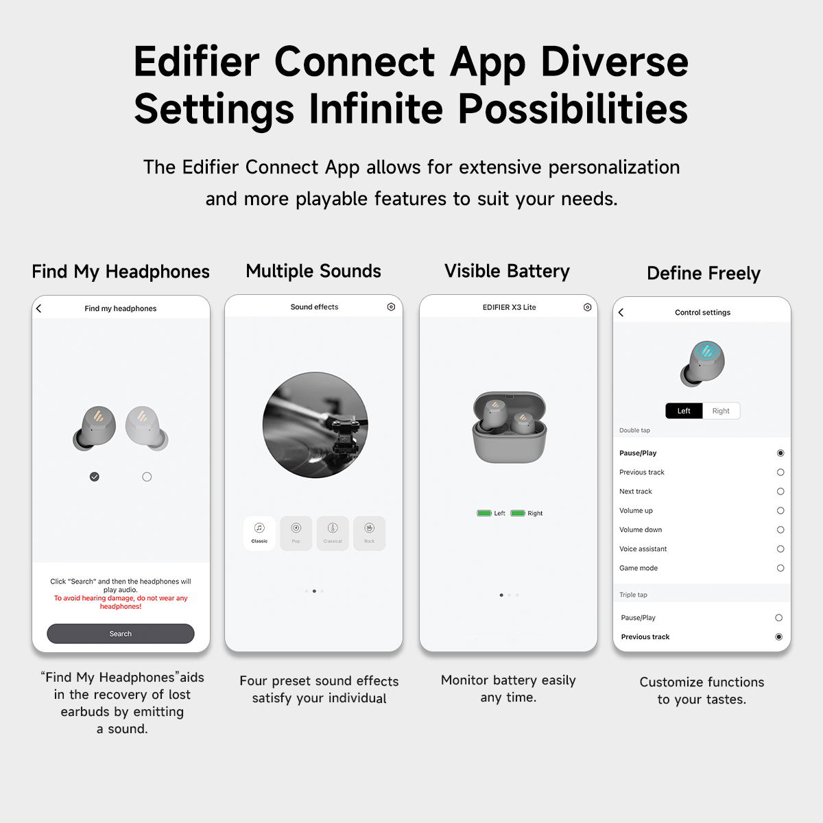 Edifier X3 Lite True Wireless Stereo Earbuds | Edifier Malaysia