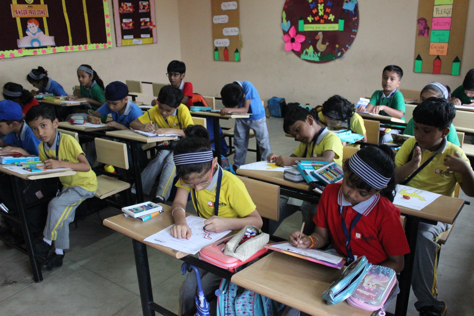 Dot Drawing Competition Edify School Nagpur