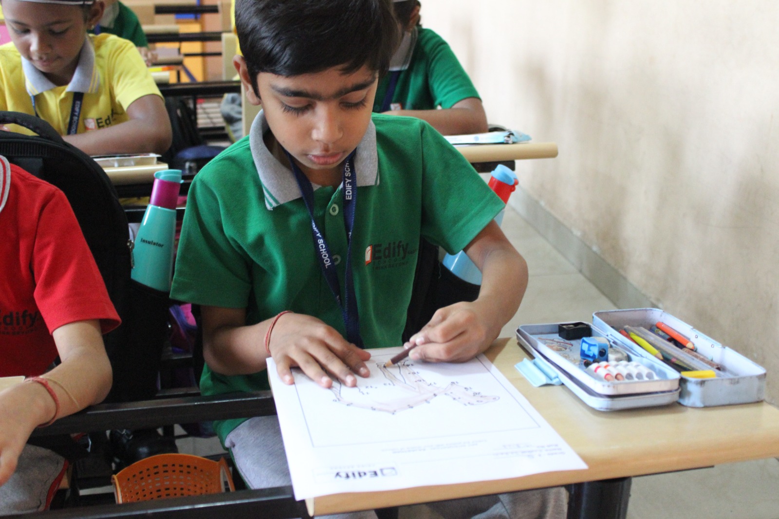 Dot Drawing Competition Edify School Nagpur