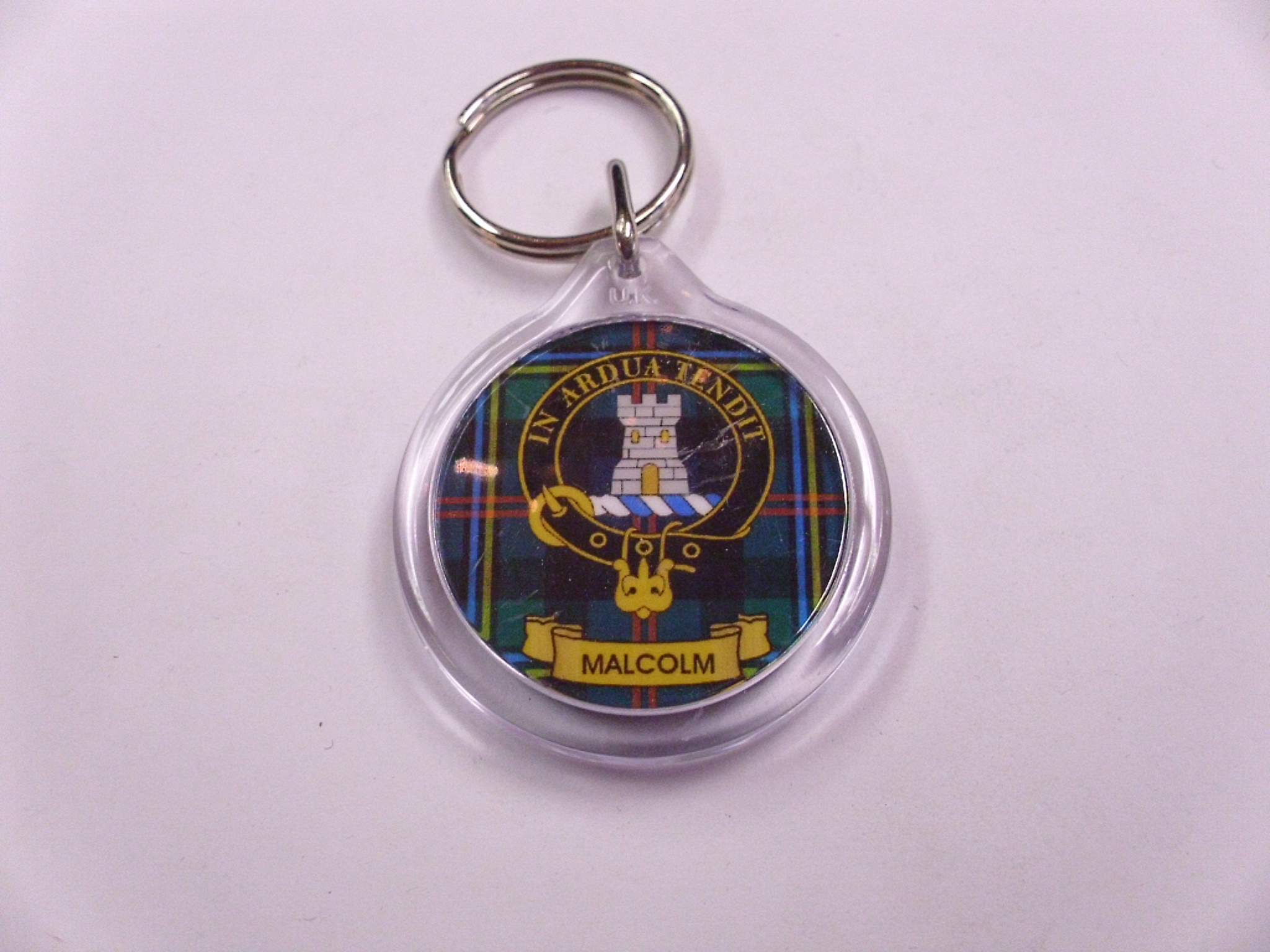 Malcolm Key Ring Edinburgh Castle Scottish Imports