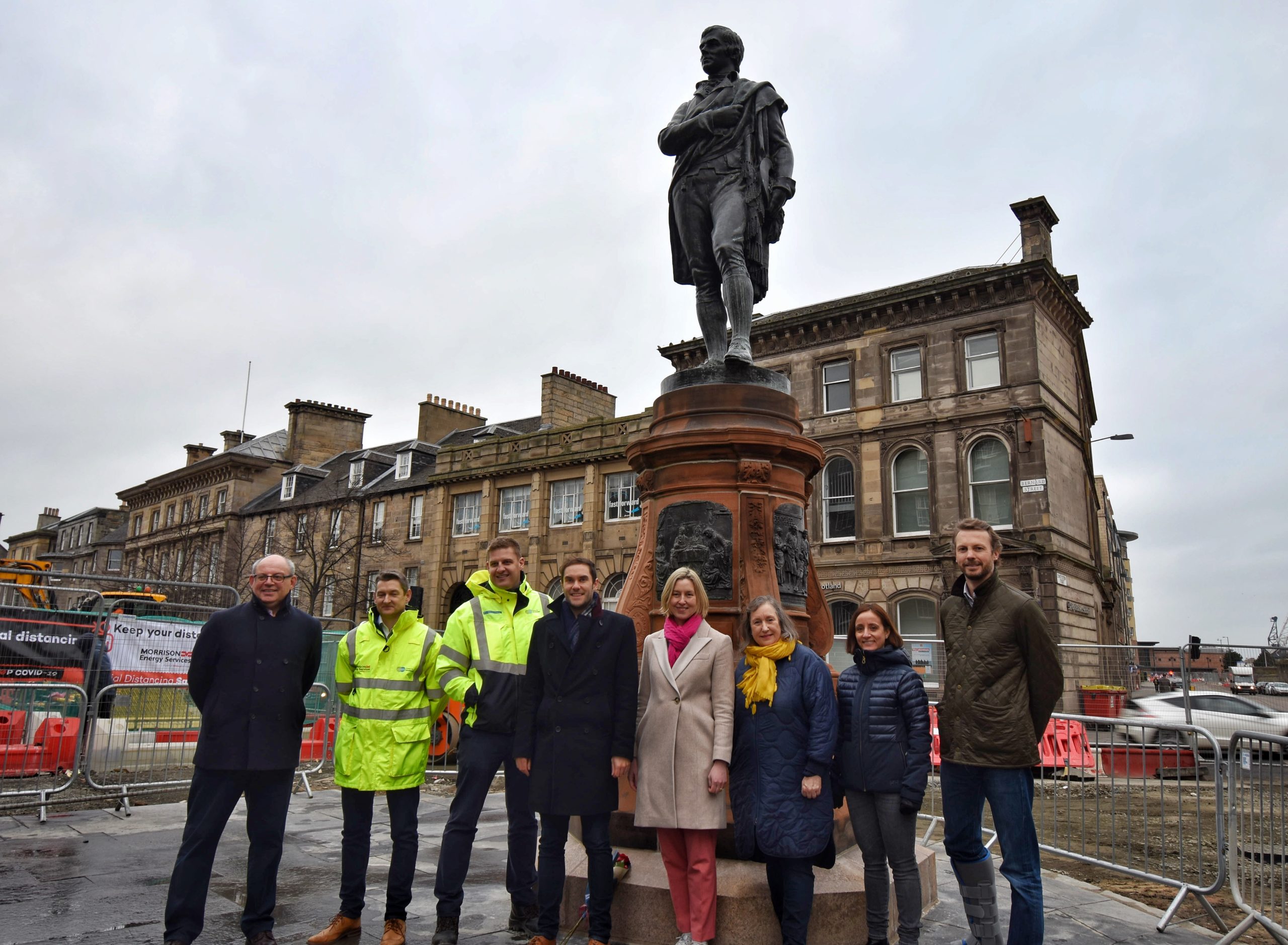 Recently Restored Burns Statue Unveiled in Leith Edinburgh Magazine