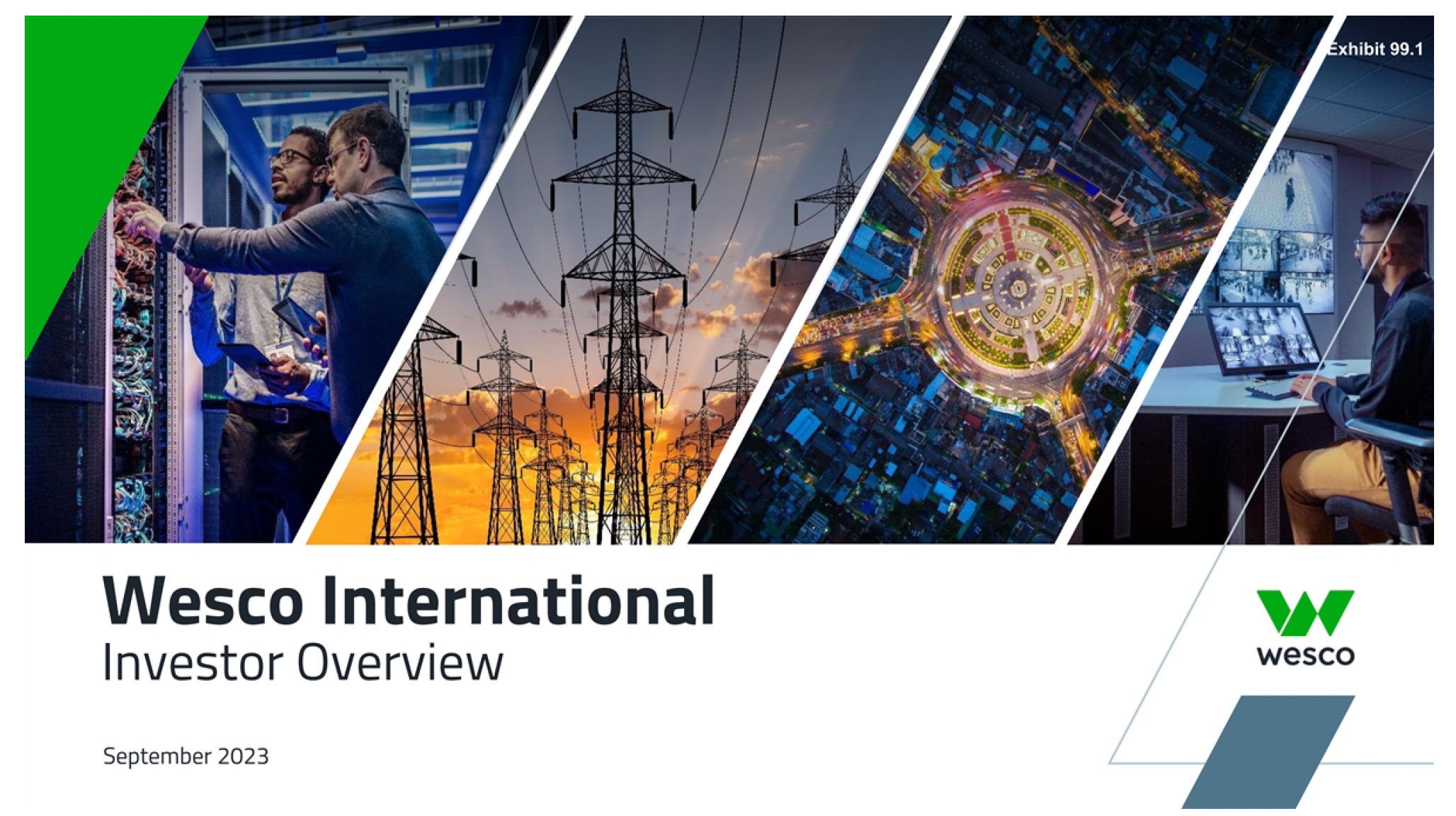 Wesco Files Form 8K on New Investor Presentation Including Q3 Update EdisonReport