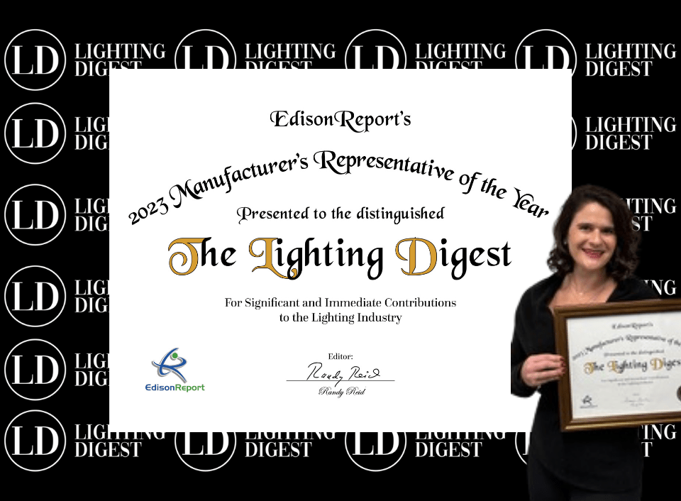 Elevating Excellence The Lighting Digest is EdisonReport’s 2023 Rep of