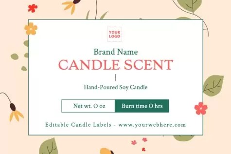 Free Printable Candle Labels