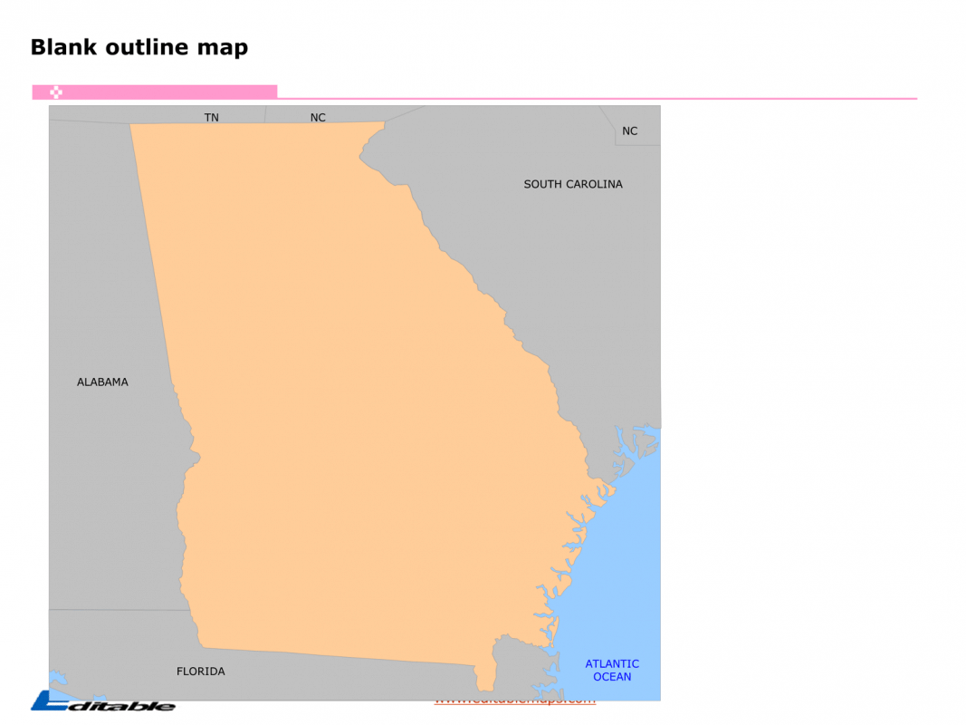 map Editable PowerPoint Maps