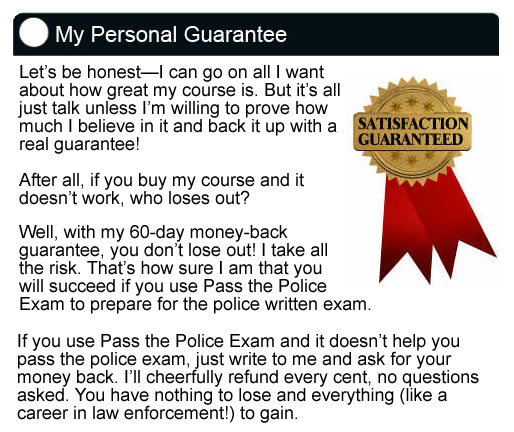 Pass The Police Exam: Police Written Test Study Guide