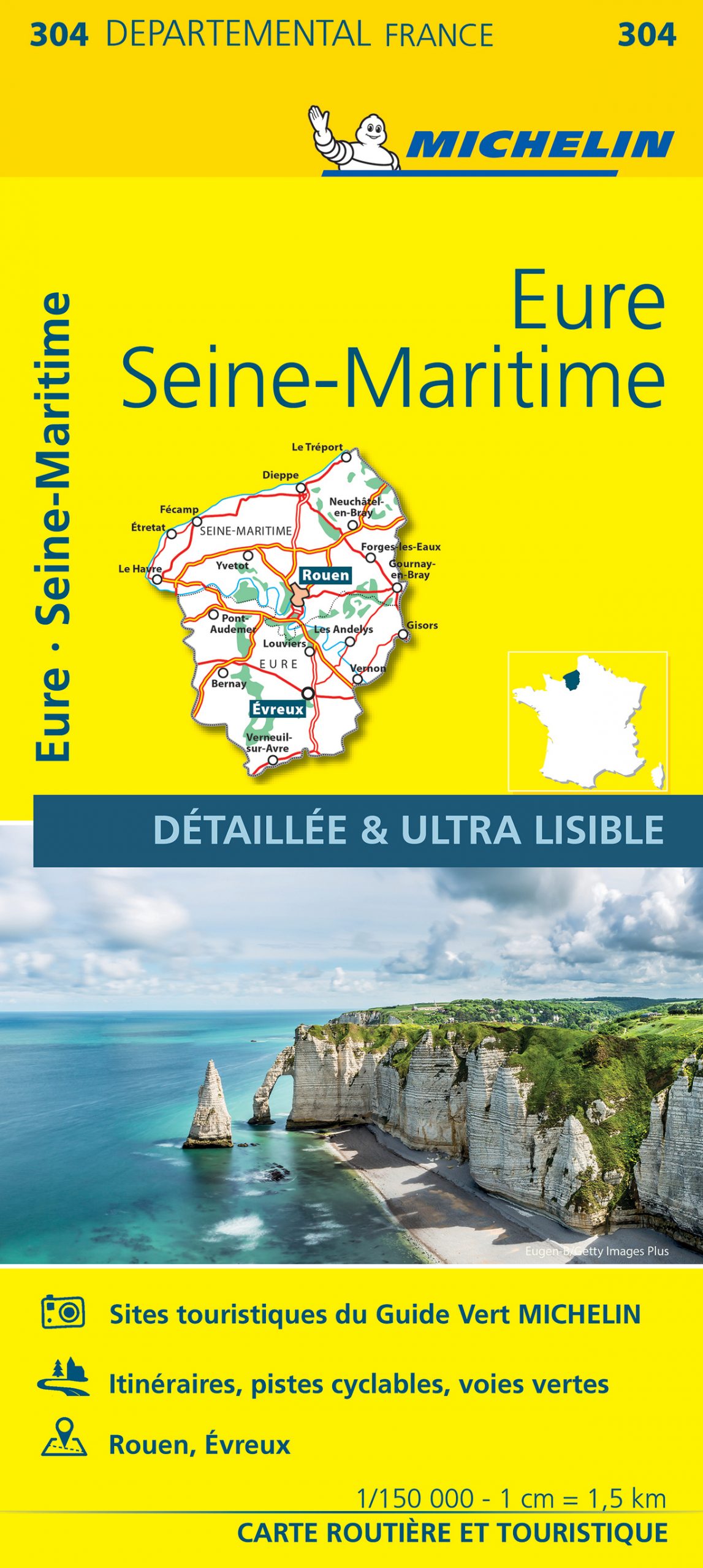 Pain Points De La Carte Seine-Maritime Michelin Eure, SeineMaritime Michelin Editions