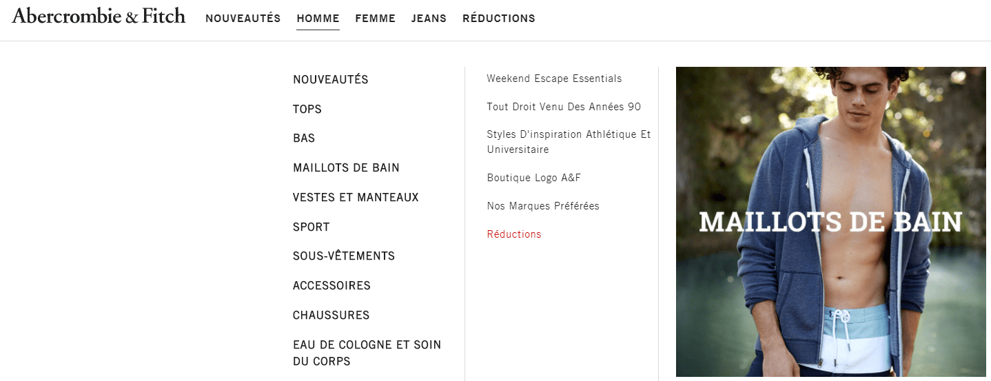 ᐅ Cashback & Code Promo Abercrombie 2024 2 réductions ᐊ