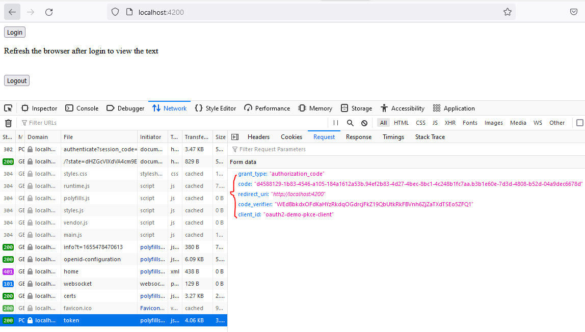 Spring Security Oauth2 with Keycloak PKCE Authorization Code Flow