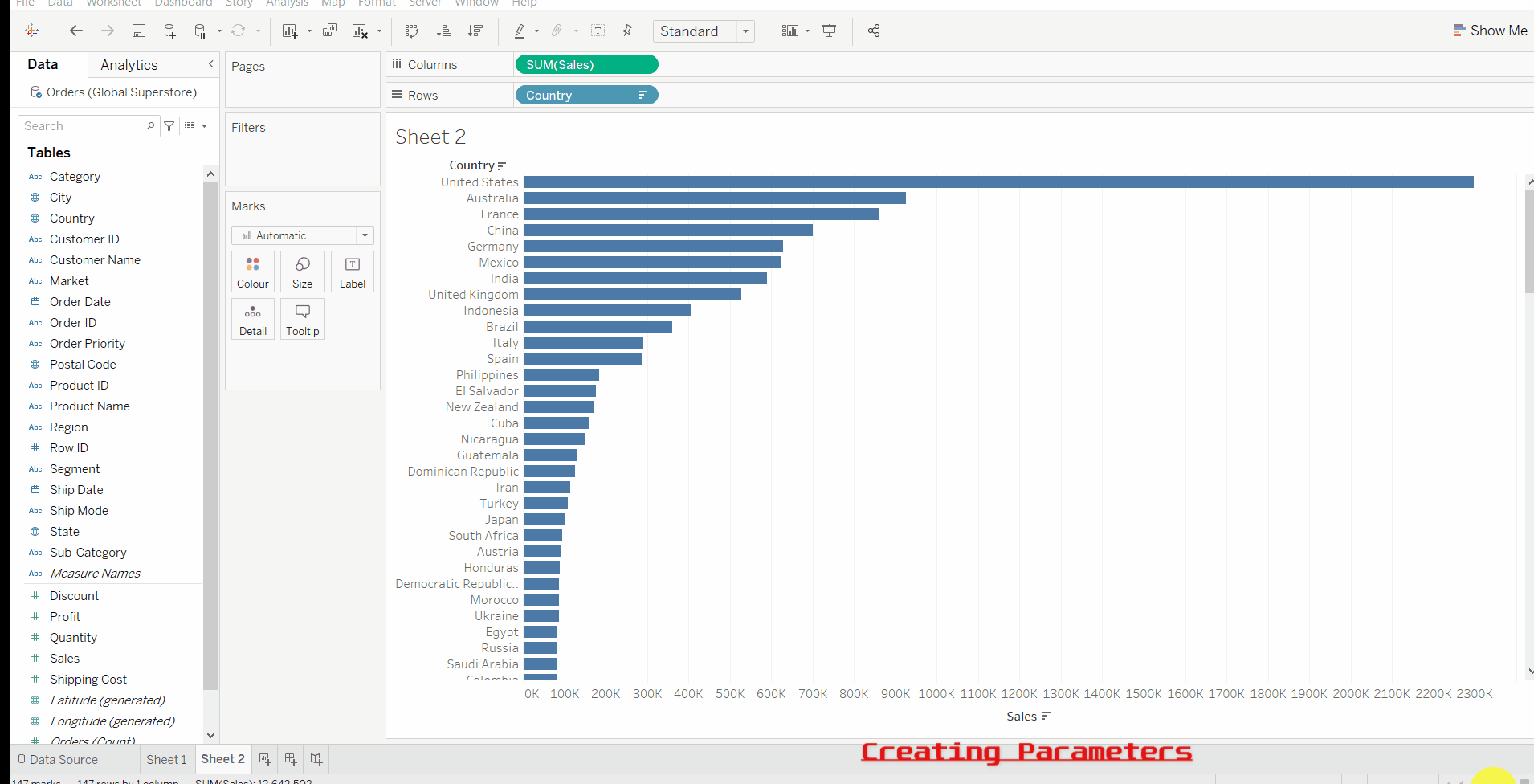 A Step by Step Guide for Data Visualization using Tableau