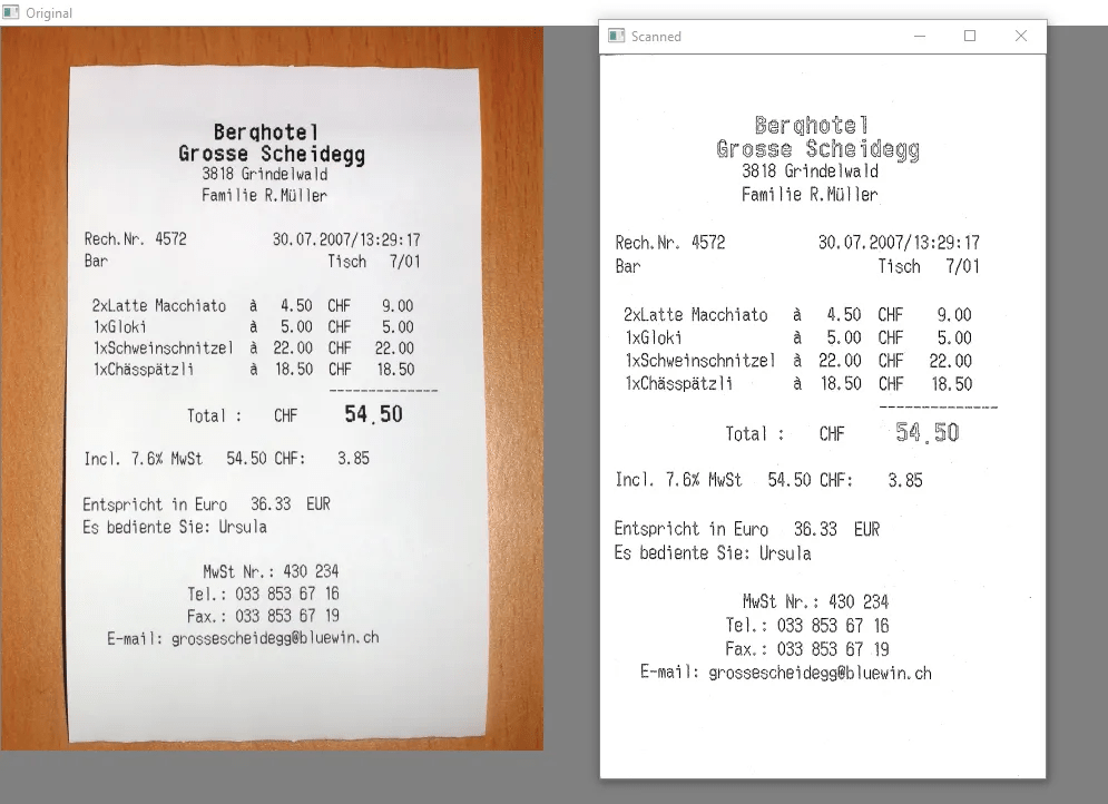 Building a Document Scanner using OpenCV Analytics Vidhya
