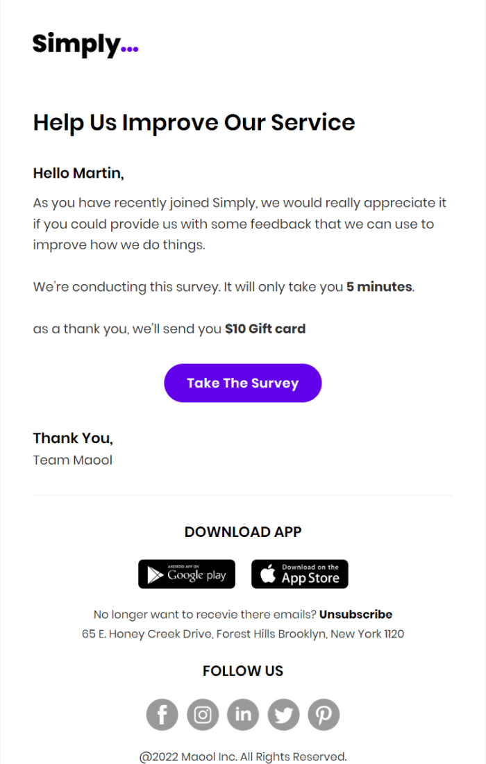 25+ Handcrafted Email Templates For Email Marketing Maool Email Editor
