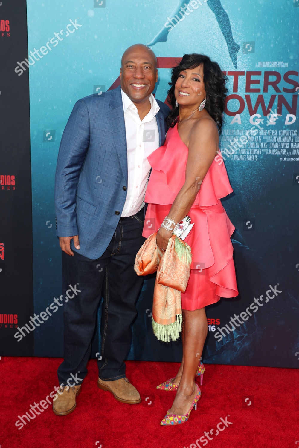 Byron Allen Carolyn Folks Editorial Stock Photo Stock Image(016)