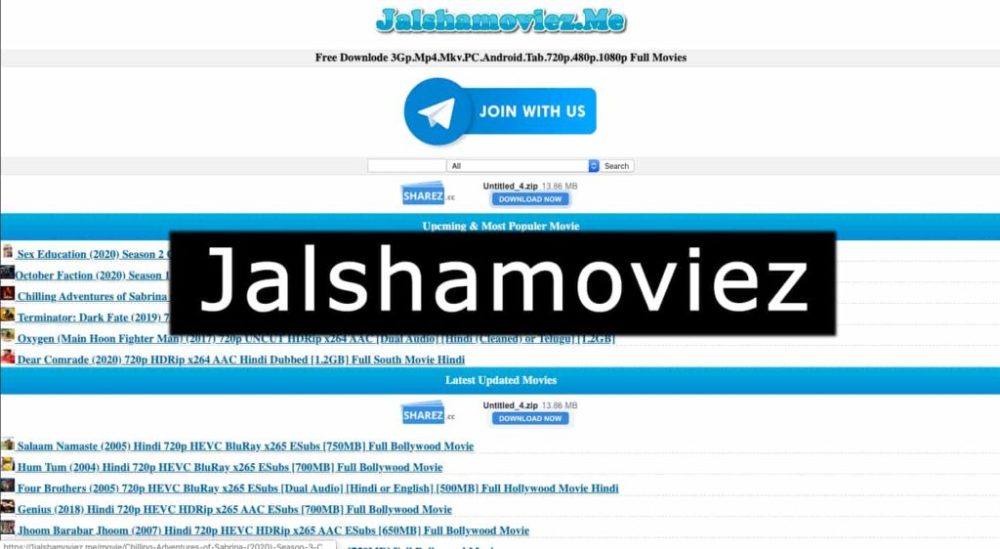 Jalshamoviez Best Site for Hollywood, Bollywood Movies Downloading