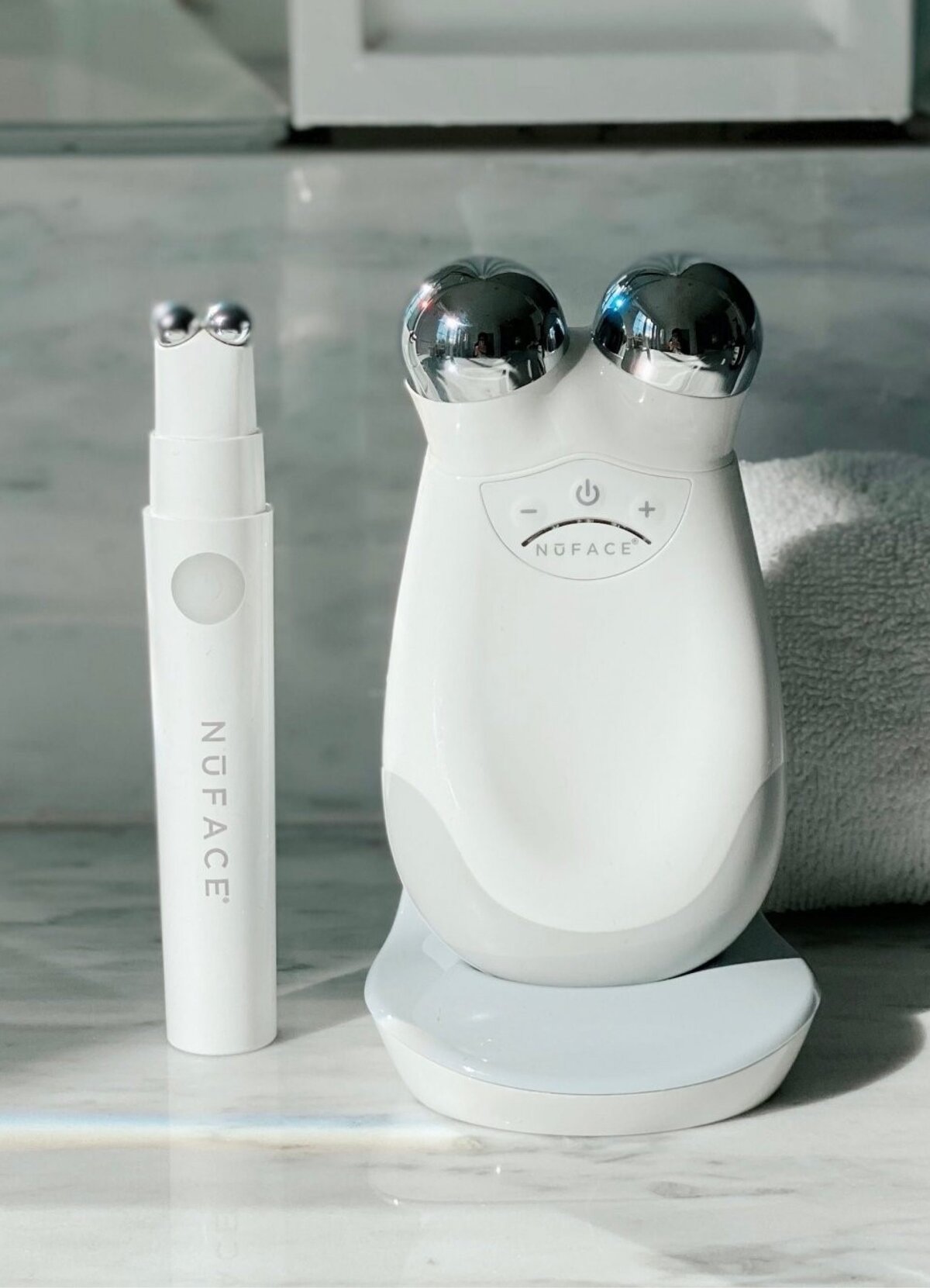 NuFace Trinity Facial Device Review NuFace Before And After