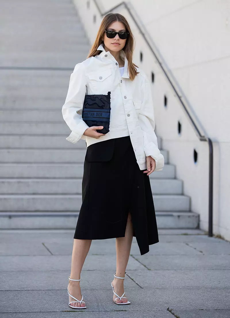 Ladies White Denim Jacket vlr.eng.br