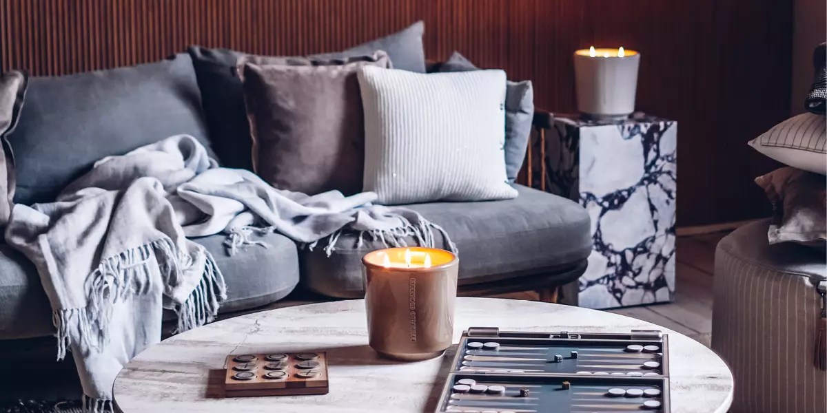 Large Luxury Sofa Pillows Baci Living Room