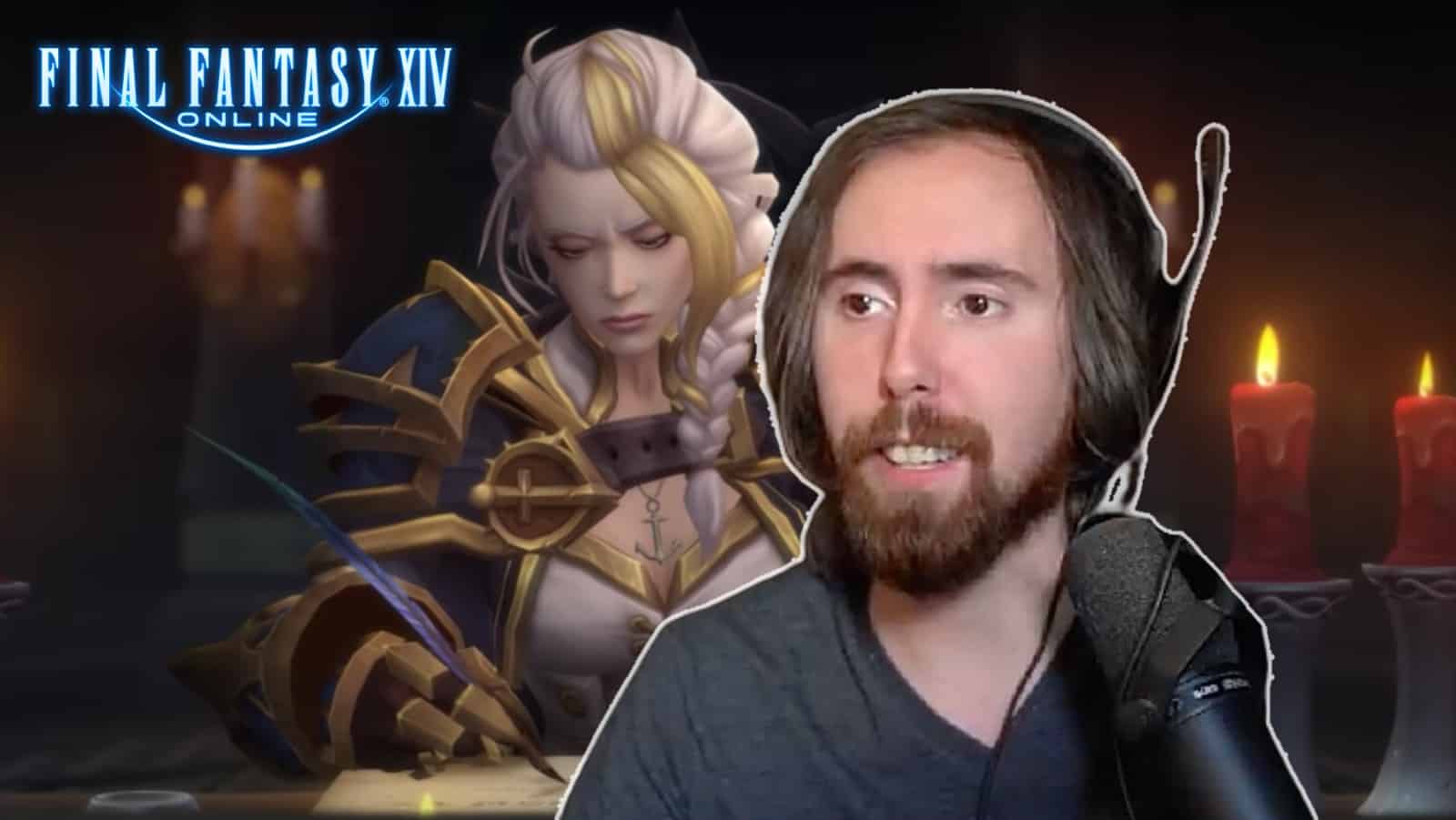 Asmongold mindblown by Jaina Proudmoore FFXIV glamour that’s better