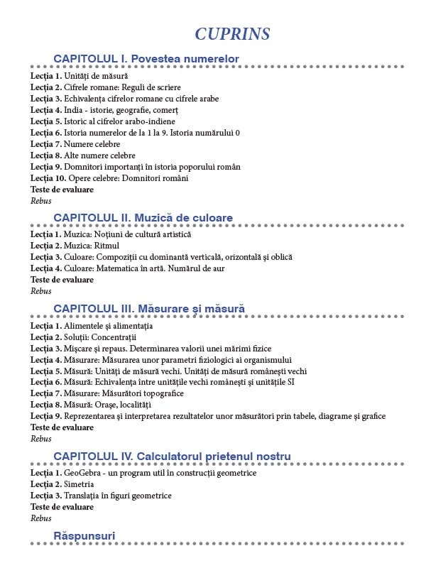Lecţii Integrate Opţional Pentru Clasele V Vi Editura Sigma
