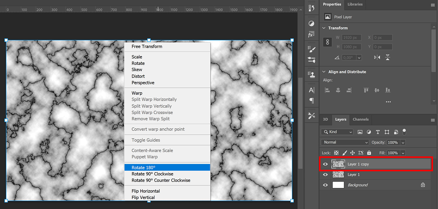 Create a marble texture in Edit with Kim