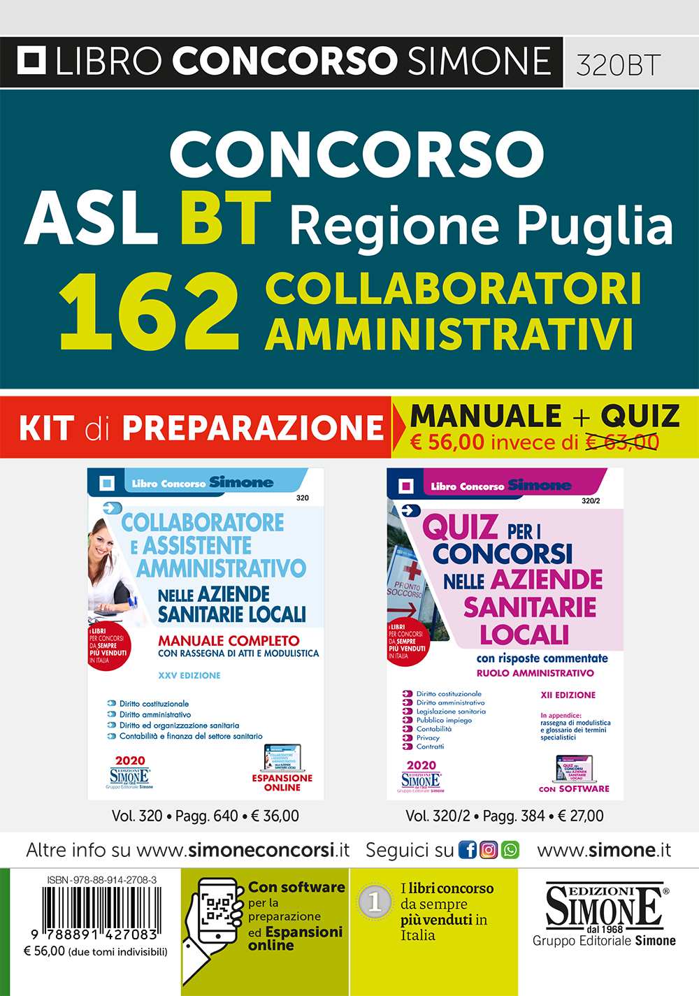 Concorsi personale amministrativo nella sanità Edizioni Simone