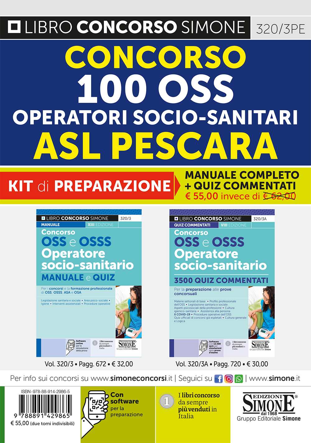 Concorso 100 Oss Asl Pescara - Kit Di Preparazione - Edizioni Simone 1423_x_1000_jpg