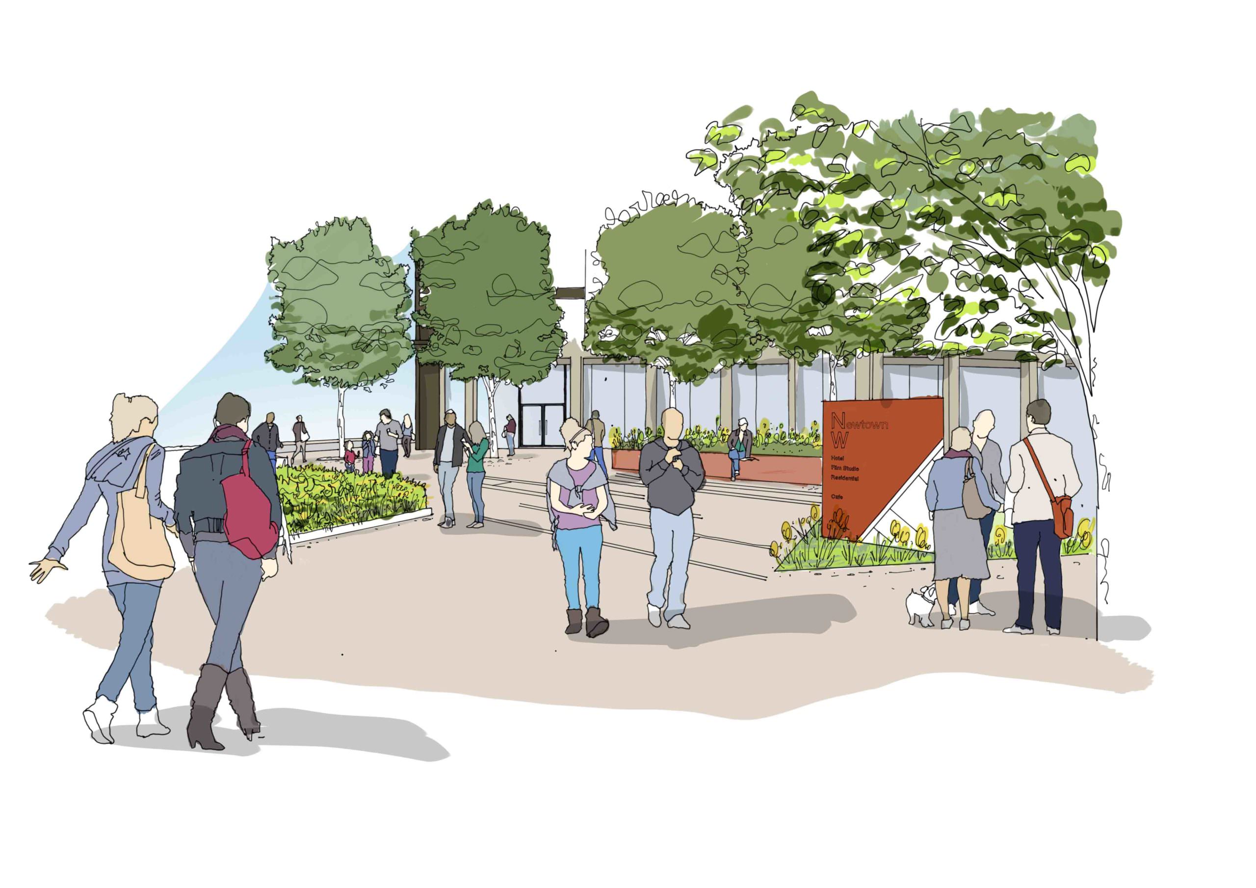 Newtown Works, Ashford, Kent Eleanor + Donald Landscape Architects