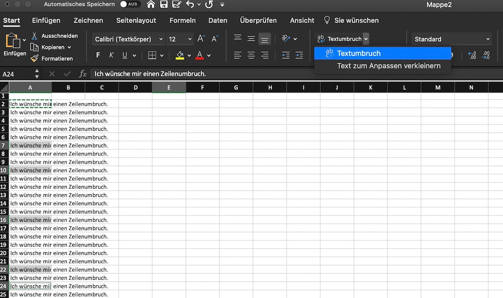 Excel Zeilenumbruch So erstellst du einen Zeilenumbruch in Excel Edley
