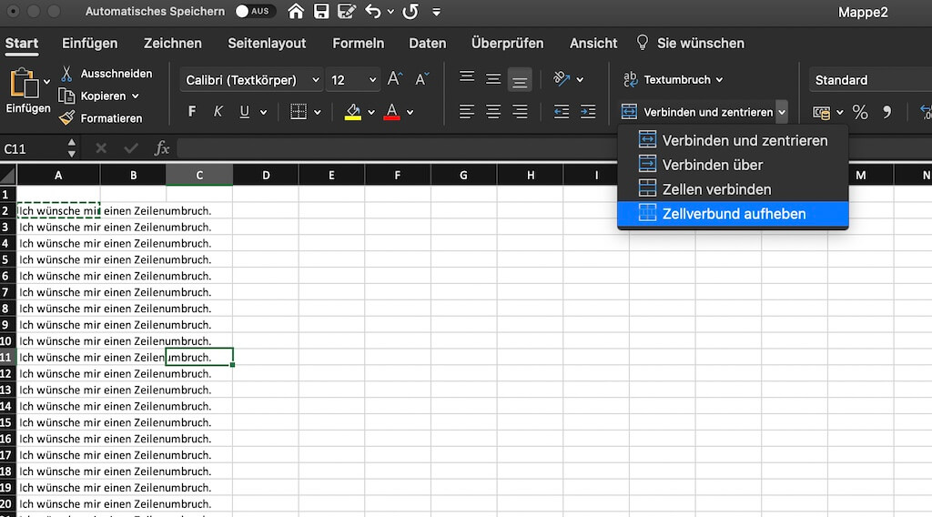 Excel Zeilenumbruch So erstellst du einen Zeilenumbruch in Excel Edley