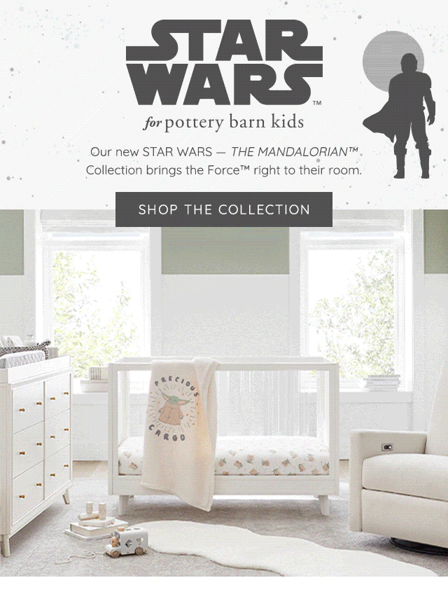 👋 Meet our new STAR WARS — THE MANDALORIAN™ Collection! Pottery Barn Kids