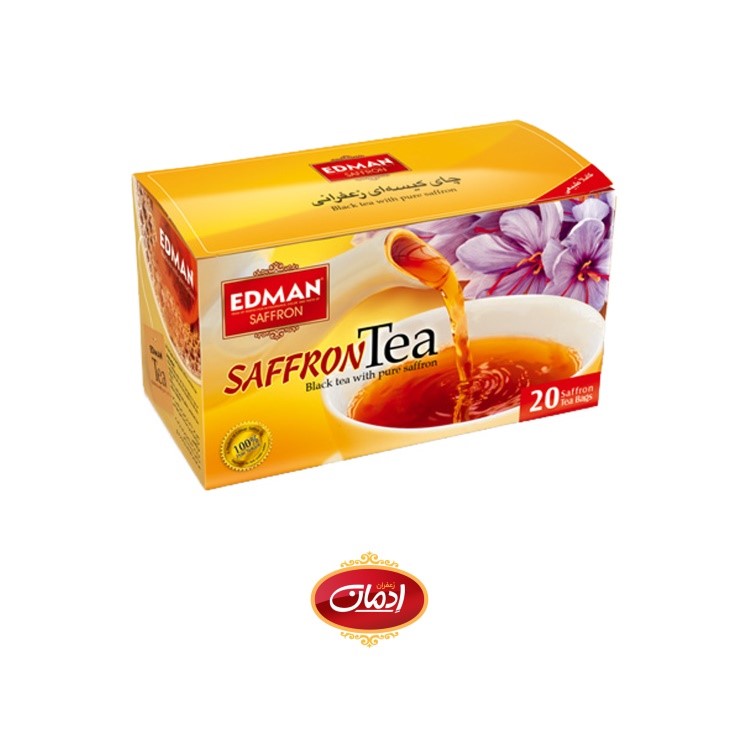 Saffron black tea bag Edman