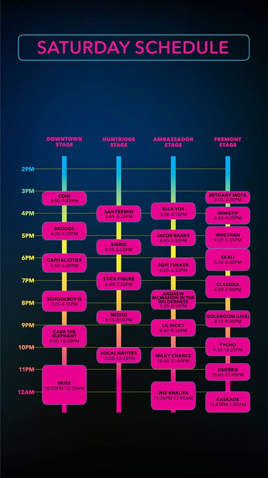 Life is Beautiful 2017 Set Times, Festival Map & More! EDM Identity