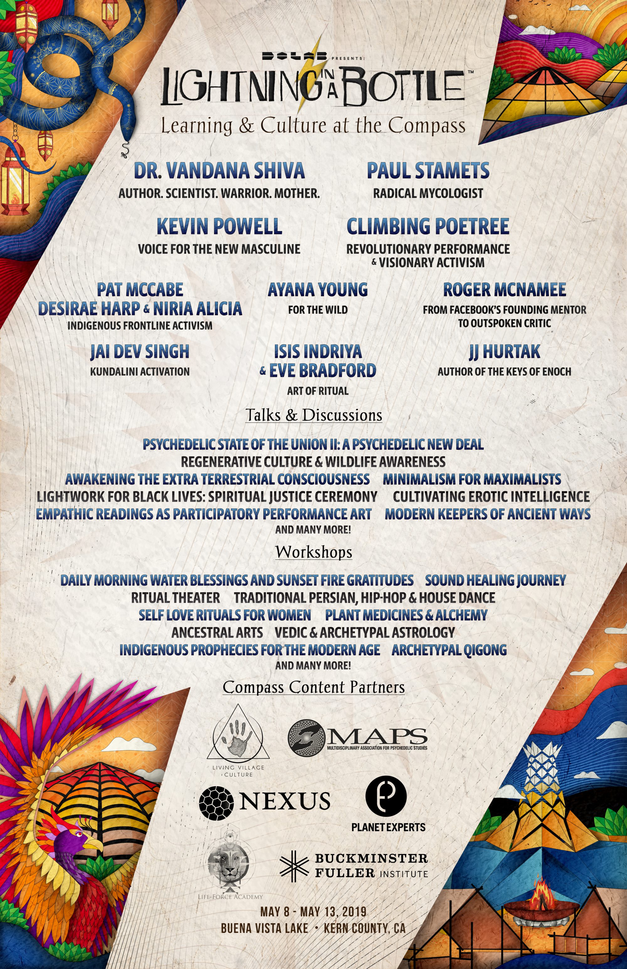 Lightning In A Bottle Announces 2019 Learning & Culture Lineup EDM