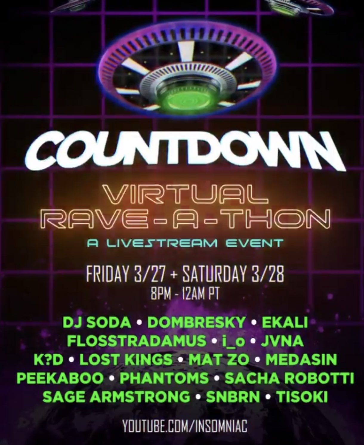 Countdown Virtual RaveAThon Announced By Insomniac [Watch Inside