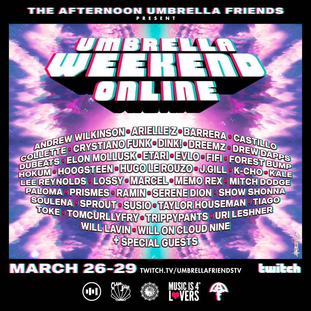 Umbrella Weekend Online to Host 50+ Hours Of NonStop Music EDM Identity