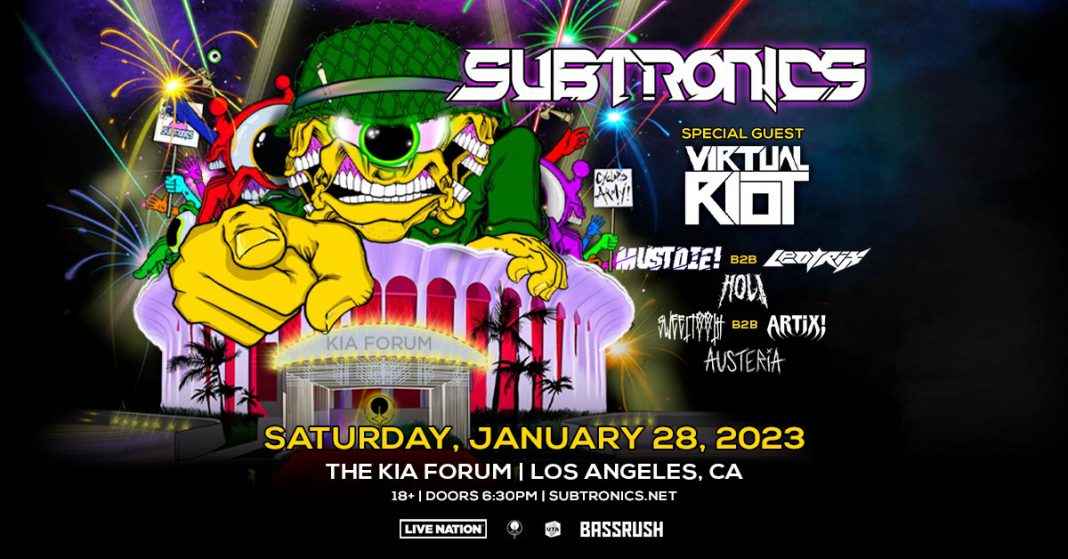 Subtronics Announces Show at LA's Kia Forum EDM Identity