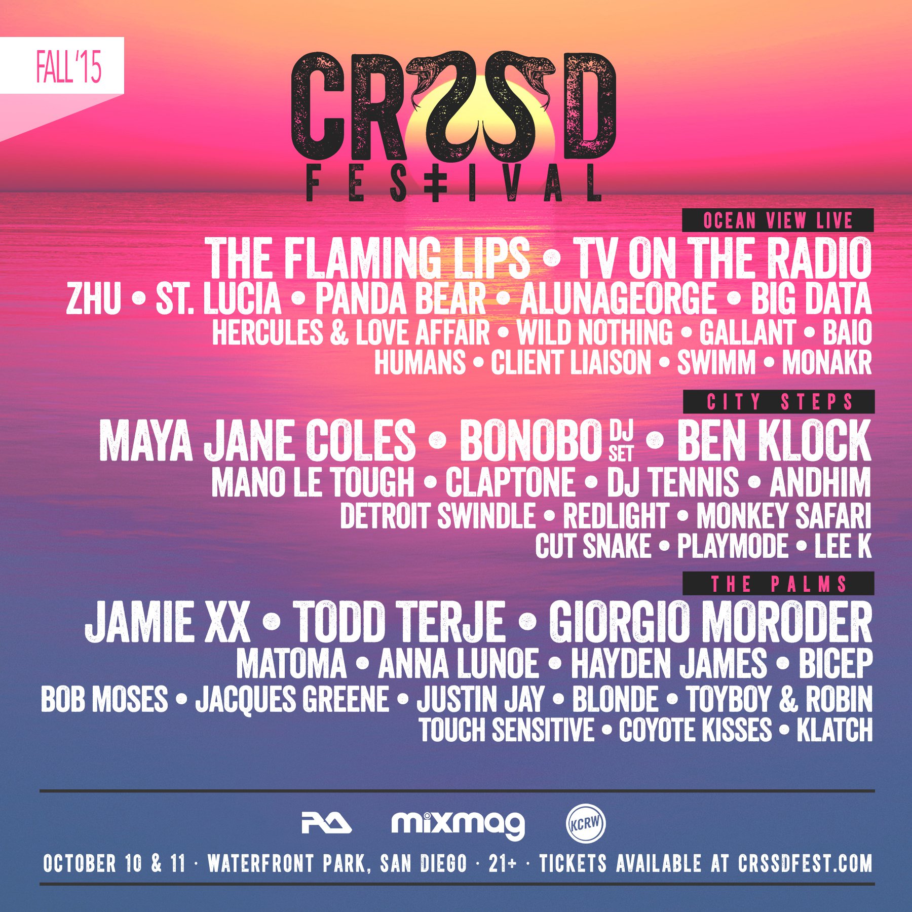 CRSSD Fest Returns this Fall + Early Bird Tickets on Sale Now! EDM Life