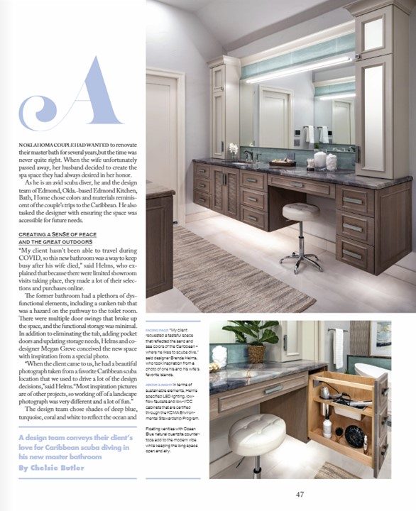 Luxury Bath Remodel Edmond Kitchen & Bath LLC