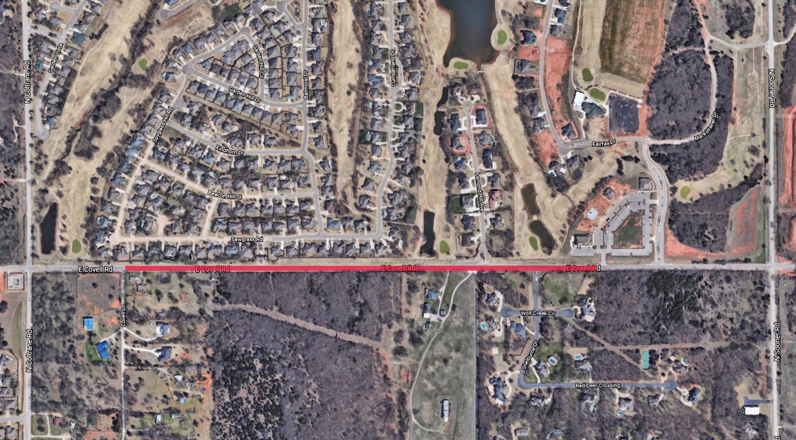 New construction on Covell starting May 18th.