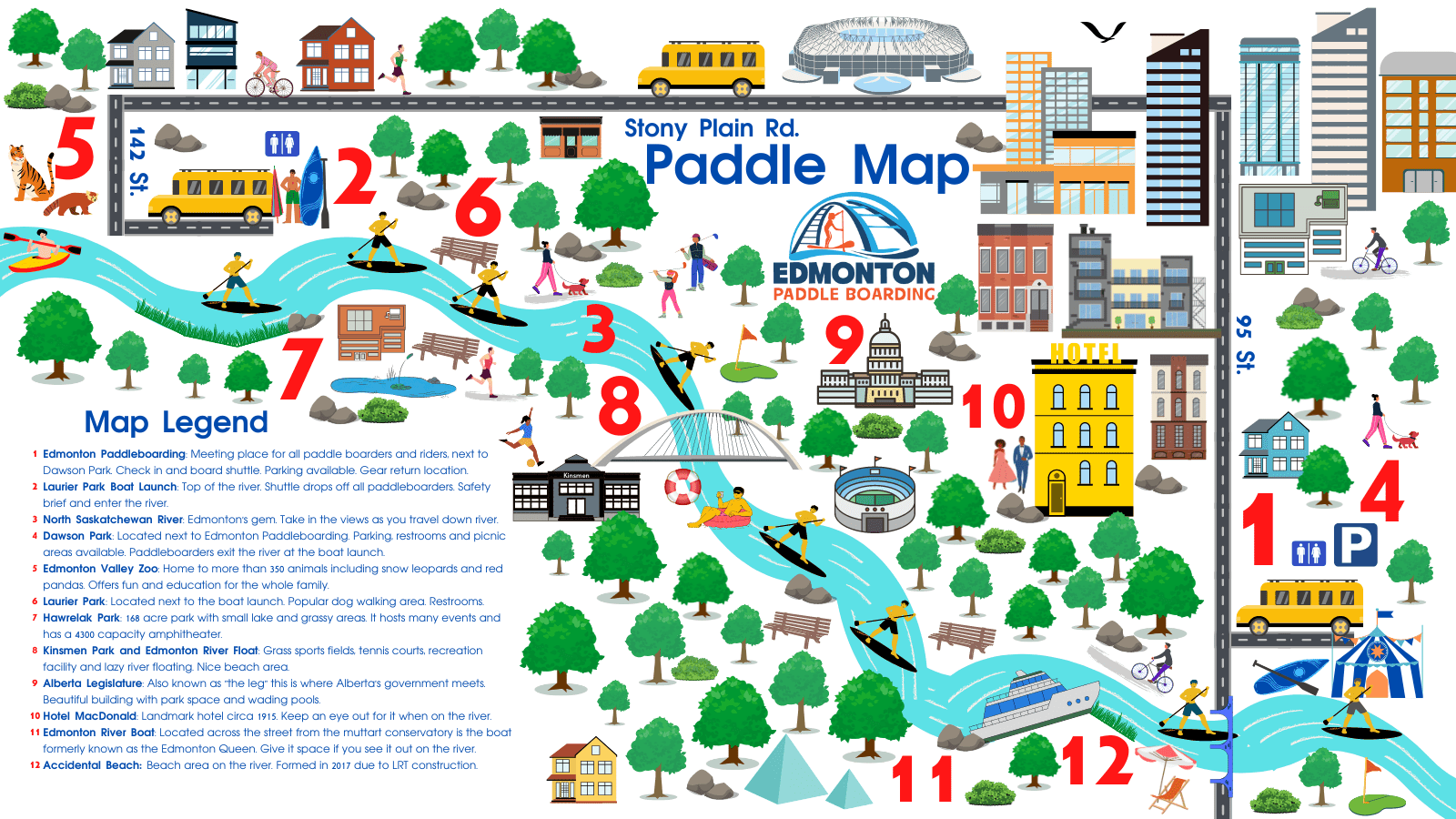 About Edmonton Paddleboarding