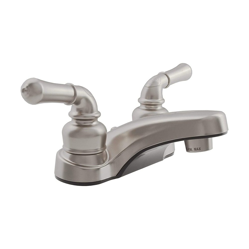 4" Dura Bathroom Faucet Satin Nickel Edmonton RV Service