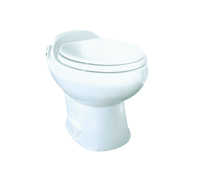 Aria Deluxe II Low Profile White Toilet Edmonton RV Service