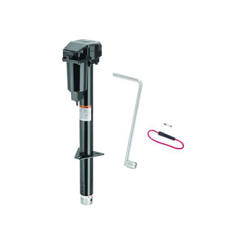 Fulton Powered Tongue Jack 2500LB Black Edmonton RV Service