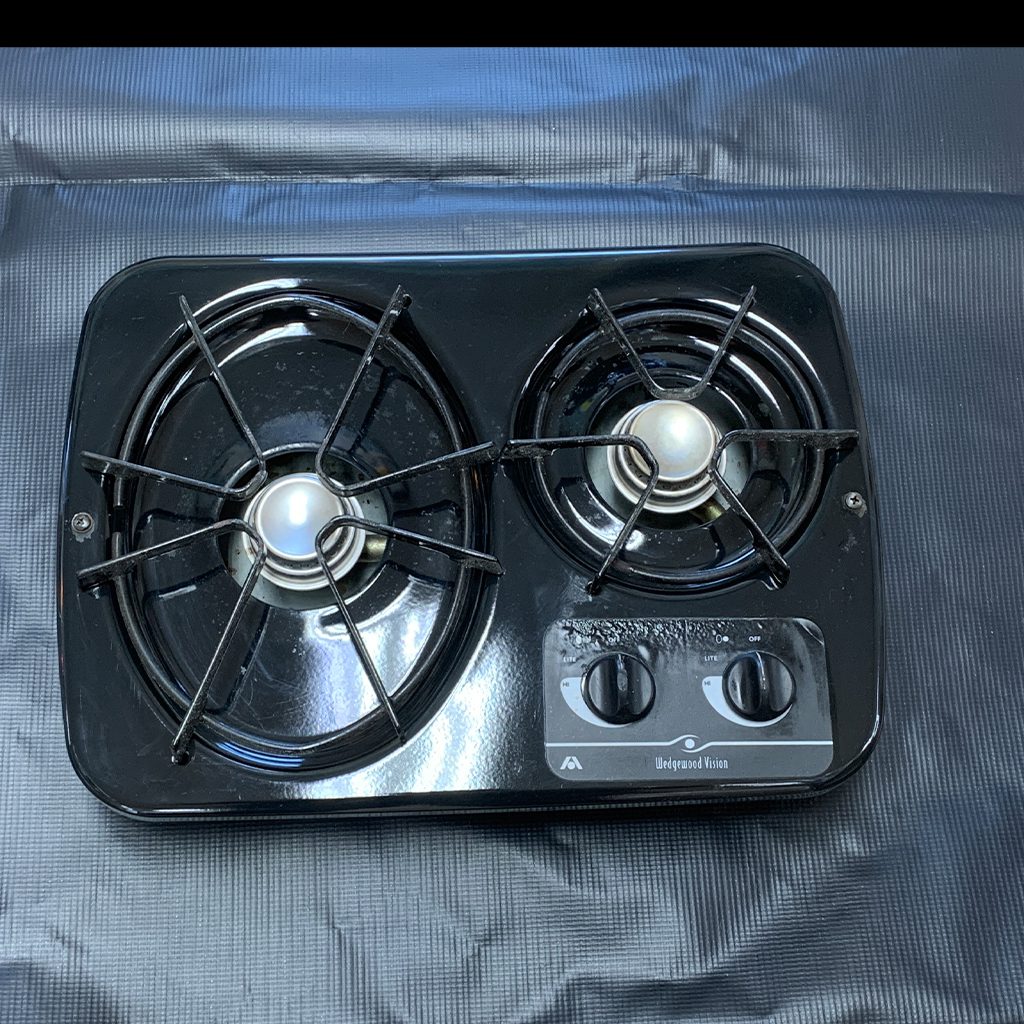Used Atwood 2 Burner Cooktop Black Edmonton RV Service