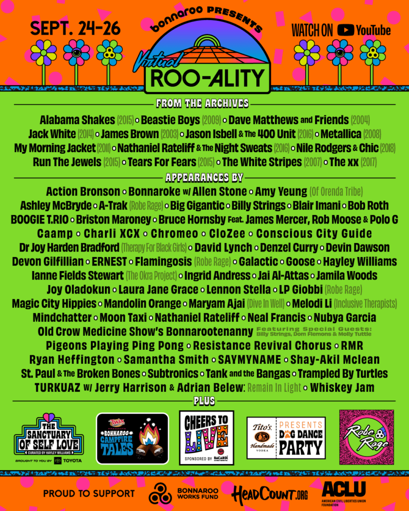 Bonnaroo 2020 announces lineup for its virtual festival EDMunplugged